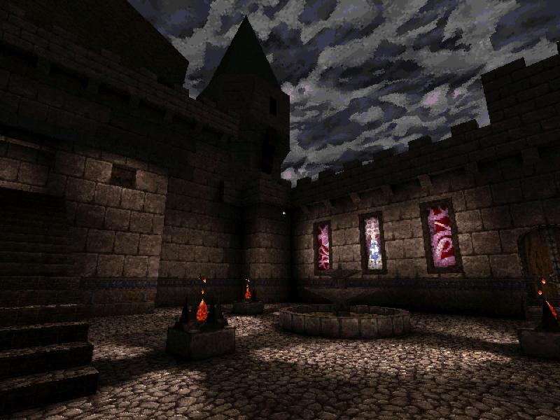 LibreQuake's first demo, running in the browser